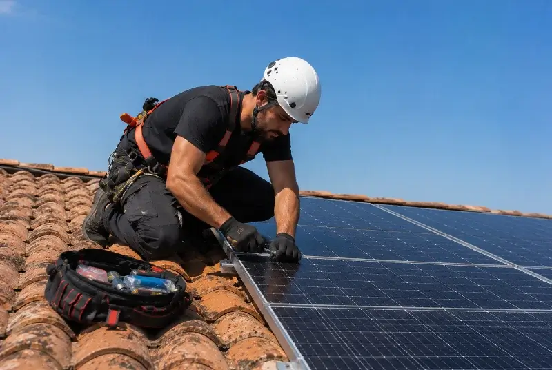 Maintenance et monitoring de panneaux solaires à Saint-Onen-la-Chapelle